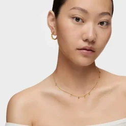 Collar con baño de oro 18 kt sobre plata Cool Joy