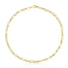 Collar corto anillas con baño de oro 18 kt sobre plata Sweet Dolls
