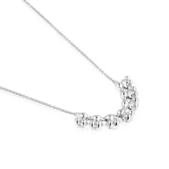 Collar corto de plata y detalle Bold Bear