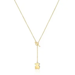 Collar corto oso de oro y ónix TOUS 1950