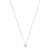 Collar corto rosetón de oro blanco y diamantes 0,15 ct Les Classiques