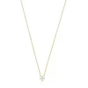 Collar cruz de oro y 0,08 ct de diamantes Les Classiques