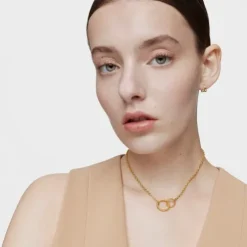 Collar de oro amarillo Hold