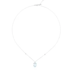 Collar de oro blanco Color Kings