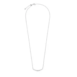 Collar de oro blanco con diamantes Riviere