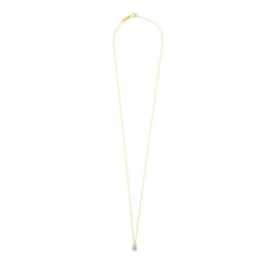 Collar  de oro blanco y diamantes Puppies