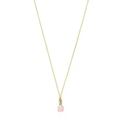 Collar de oro con ópalo y topacio Mini Ivette