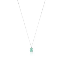 Collar de plata con amazonita New Color