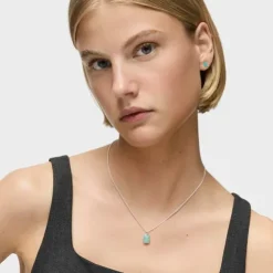 Collar de plata con amazonita New Color