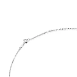 Collar de plata y amatista Bold Bear
