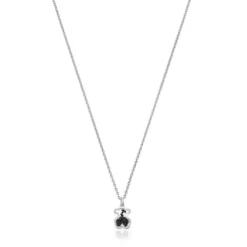 Collar de plata y ónix Areia