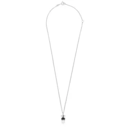 Collar de plata y ónix Areia