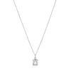 Collar triple oso de plata Bickie