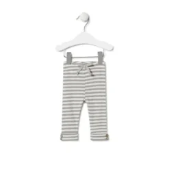 Conjunto de niña liso y a rayas Grey gris