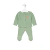 Conjunto de punto de bebé Tricot bruma