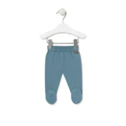 Conjunto de punto de bebé Tricot azul