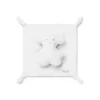 Doudou de nudos con osito Blanco