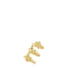 Earcuff espiral con baño de oro de 18 kt sobre plata TOUS Grain