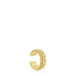 Earcuff triple con baño de oro de 18 kt sobre plata Gloss