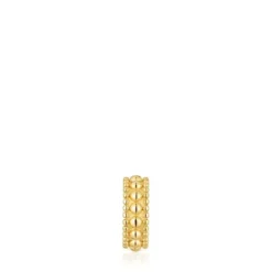 Earcuff triple con baño de oro de 18 kt sobre plata Gloss