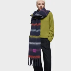 Foulard azul marino TOUS Stripes