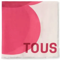 Foulard fucsia TOUS Blurry Flower