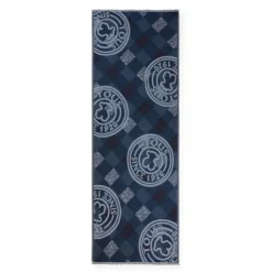Foulard Kaos Mini Stamp de jacquard azul