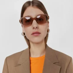 Gafas de sol Pale Oval beige