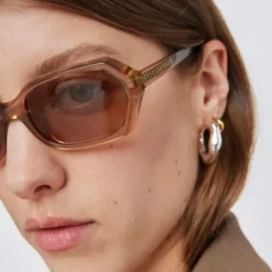 Gafas de sol Pale Oval beige