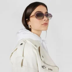 Gafas de sol Pale Oval rosa