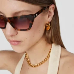 Gafas de sol Square Bear havana