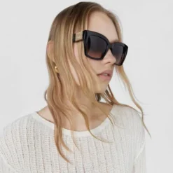 Gafas de sol Square Mesh havana