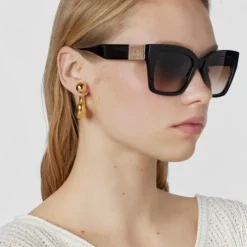 Gafas de sol Square Mesh havana