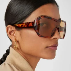 Gafas de sol Studs Mask havana