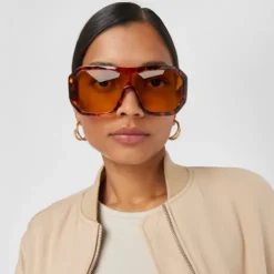 Gafas de sol Studs Mask havana