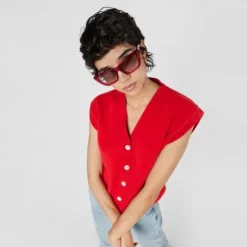 Gafas de sol Transparent rojo
