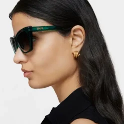Gafas de sol verdes TOUS Logo Color Block