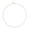 Gargantilla con baño de oro rosa de 18 kt sobre plata 45 cm TOUS Hand