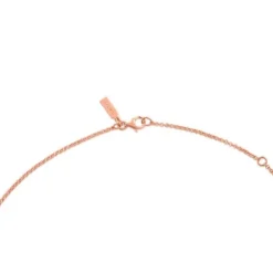 Gargantilla con baño de oro rosa de 18 kt sobre plata 45 cm TOUS Hand