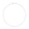 Gargantilla de plata con anillas redondas, 40 cm Chain