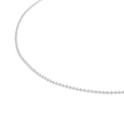 Gargantilla de plata con bolas, 50 cm Chain