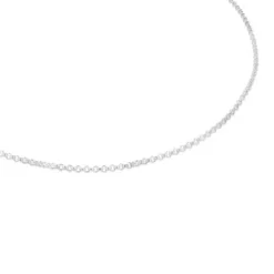 Gargantilla de plata con anillas redondas, 45 cm TOUS Chain