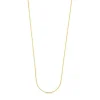 Gargantilla larga con baño de oro 18 kt sobre plata con anillas, 70 cm Chain