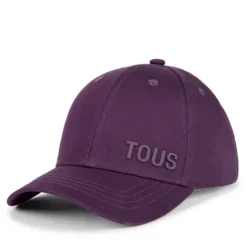 Gorra morada TOUS Logo Metal
