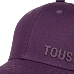 Gorra morada TOUS Logo Metal