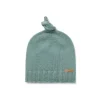 Gorro con nudo de bebé Tricot verde