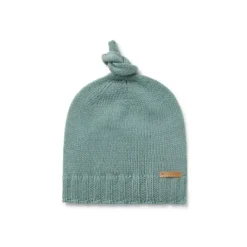Gorro con nudo de bebé Tricot verde