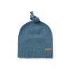 Gorro con nudo de bebé Tricot azul