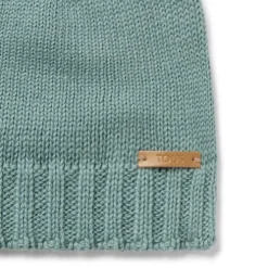 Gorro con nudo de bebé Tricot verde