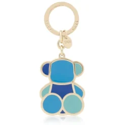 Llavero azul TOUS Bear Faceted